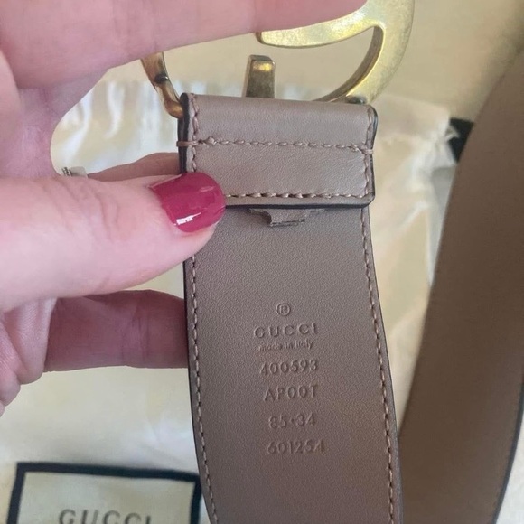 Gucci belt dusky pink size 65-85 - Picture 12 of 12